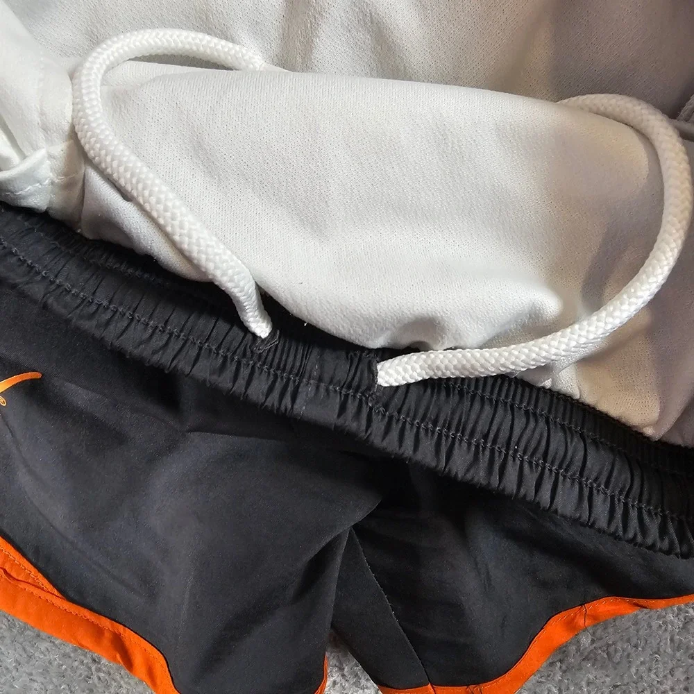 Nike Team Texas Longhorns‎ Running Shorts Womens Small Grey Orange NikeFIT NCAA